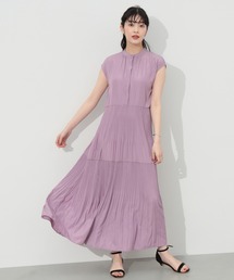 BEAMS HEART ワンピース スキッパー ティアードワンピース
