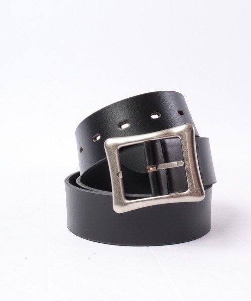 CULLNI 黒レザーベルト FUNALIVE ベルト TCYselect 40mm幅LONGSIZEレザーベルト 大きい