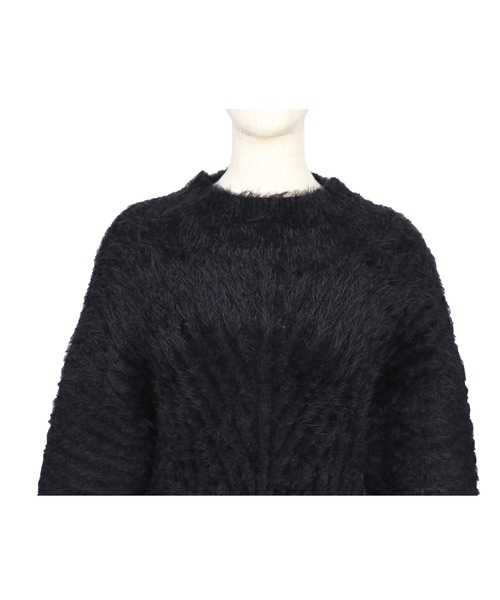 RUIRUE BOUTIQUE ニット セーター シャツレイヤード・フェザー