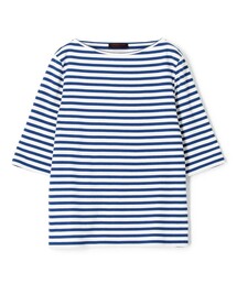 tシャツ マリンボーダー ボートネックプルオーバー レディース TOMORROWLAND collection tシャツ マリンボーダー ボートネック