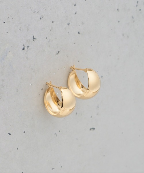 Jewel closet by L&Co. ピアス K18 フープ レディース メンズ