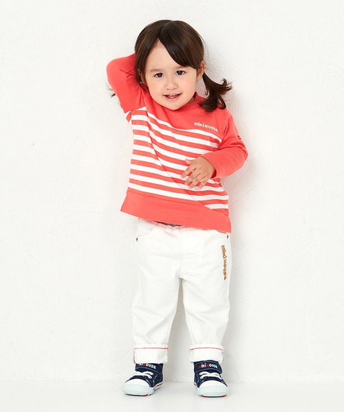 MIKI HOUSE（ミキハウス） tシャツ ボーダー長袖Tシャツ キッズ 子供