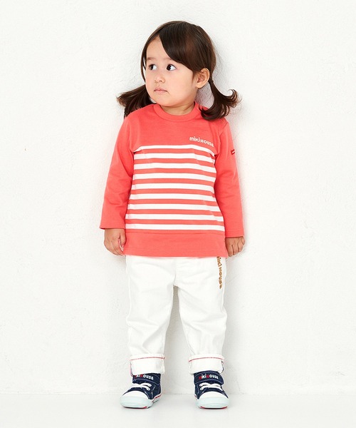 MIKI HOUSE（ミキハウス） tシャツ ボーダー長袖Tシャツ キッズ 子供