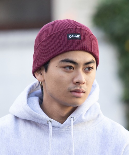 Schott N.Y.C ニット帽 ニットキャップ 「SCHOTT」ワンポイント