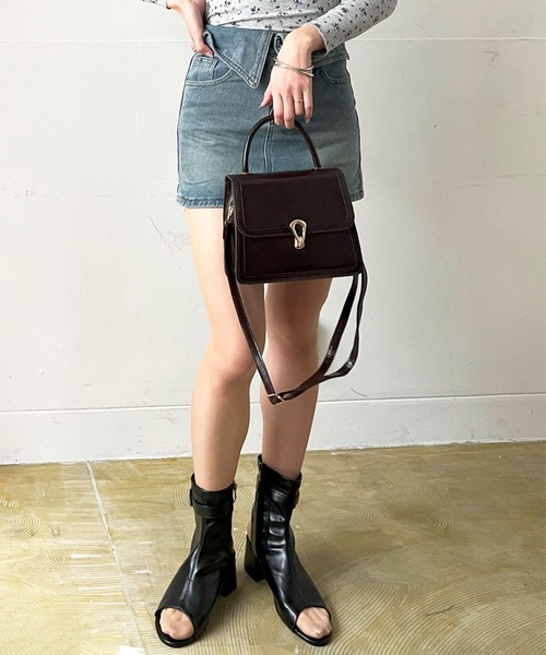 Jewelobe ハンドバッグ 2wayボクシーミニバッグ : ZOZOTOWN