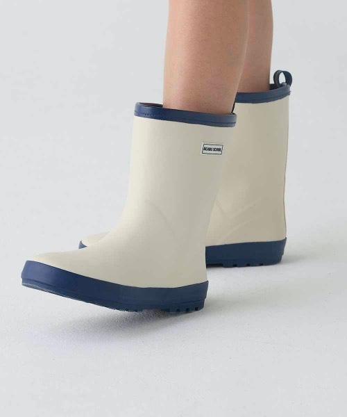 Beams School] レインブーツ 長靴 反射テープ付き 男の子 女の子 防水