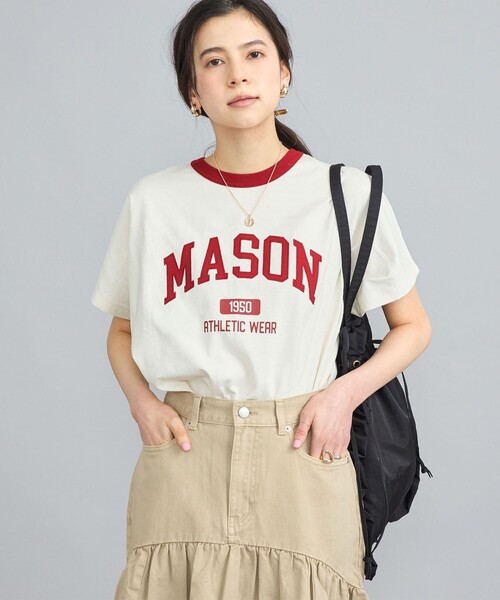 tシャツ Tシャツ MASON（メイソン）別注フットボールロゴTシャツ 