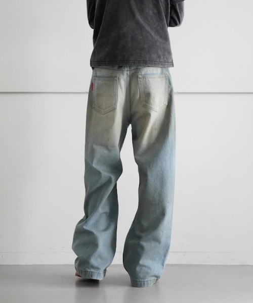 ふふふ　NEONSIGN O別注 loose denim pants NEONSIGN O別注 loose denim pants