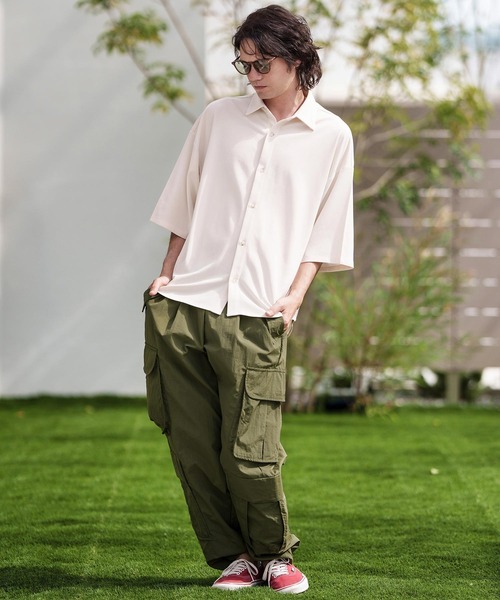 CAMBIO（カンビオ） カーゴパンツ mp12372- ナイロンワッシャーカーゴ