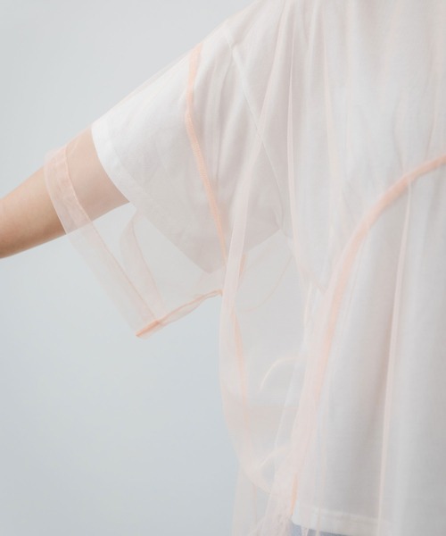 tシャツ M2239 チュールレイヤードＴ レディース M2239 チュールレイヤードT(M ホワイト): トップス - RNA ONLINE