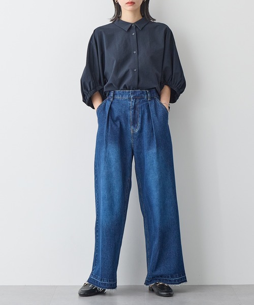 for/c（フォーシー） ワイドパンツ ジーンズ デニム デニムパンツ