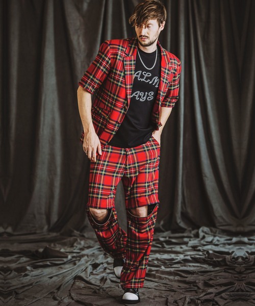 NO ID.（ノーアイディー） スラックス 「NO ID.」Separate Zip Wide