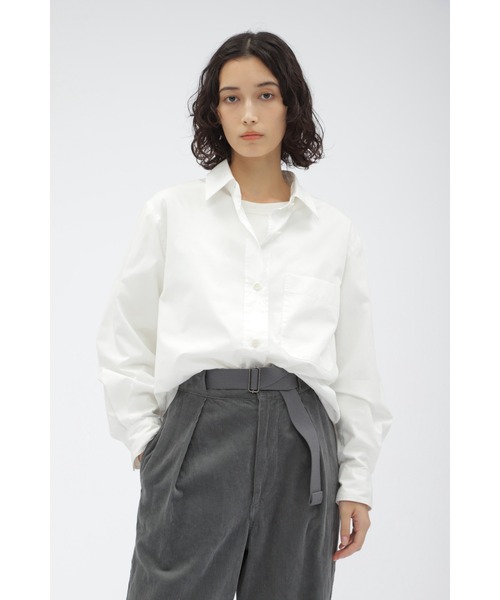 シャツ ブラウス GARMENT DYE COTTON POPLIN レディース : 85282685 