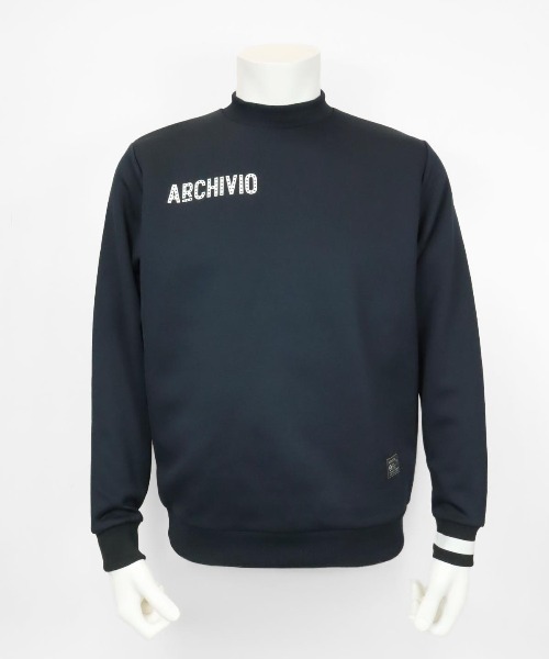 archivio（アルチビオ） 「MENS」胸ロゴハイネックプルオーバー「2024