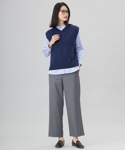 ブラウス シャツ 「洗える」PINオックス ボタンダウン シャツ レディース ブラウス シャツ 「洗える」PINオックス ボタンダウン