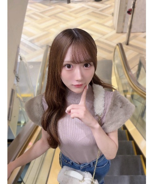 tocco closet ニット セーター ファースリーブ切り替えニット