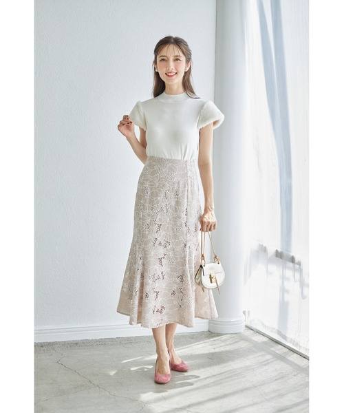 tocco closet ニット セーター ファースリーブ切り替えニット