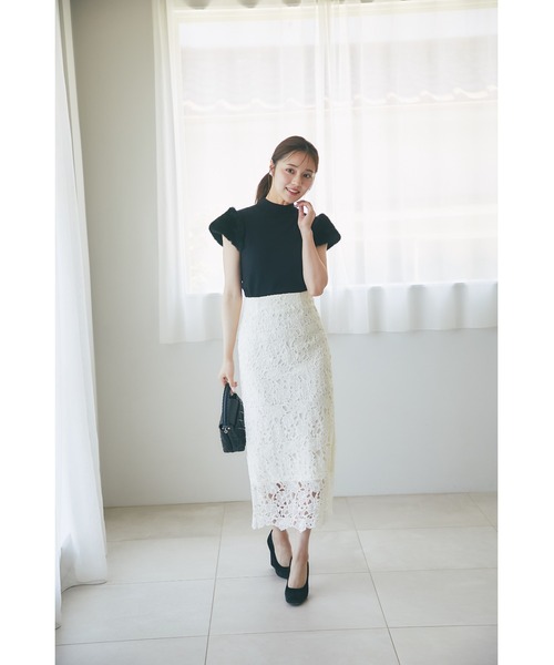 tocco closet ニット セーター ファースリーブ切り替えニット
