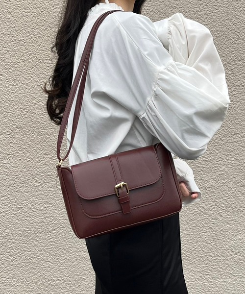 ♡ハンドメイド♡昭和レトロ&30's♡パッチワークBAG、ショルダーベルト付き moment+ ショルダーバッグ バッグ ワイドベルトサッチェル