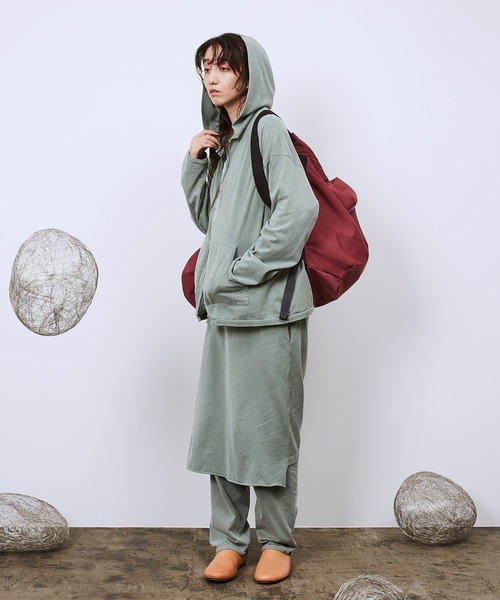 Dulcamara パンツ ピグメントジャージーレイヤードスカートPT