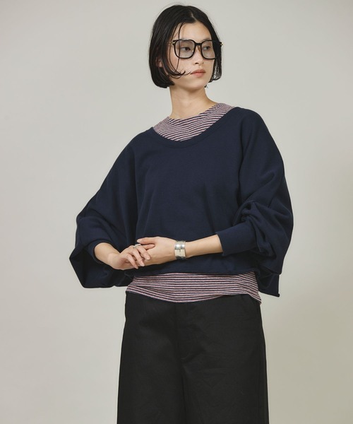 Curensology 25SS 〈&RC〉フレンチテリーショートプルオーバー Curensology(カレンソロジー)/＜&RC＞フレンチテリーショート