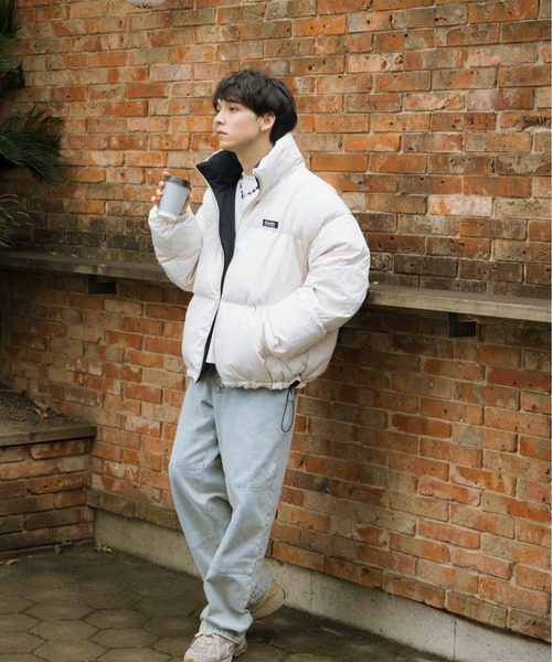 kaoyorinakami ダウンジャケット ダウン flower reversible down