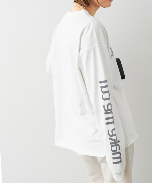 Deuxieme Classe　MONTAUK Tシャツ　ホワイト 美品 Deuxieme Classe tシャツ hooked Tシャツ レディース : ZOZOTOWN