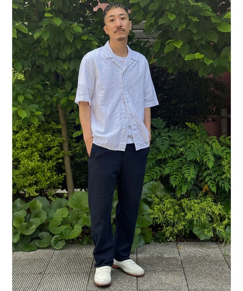BANANA REPUBLIC パンツ FACTORY STORE リネンブレンド スリム