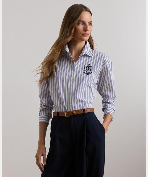 LAUREN RALPH ブラウス シャツ リラックスド フィット