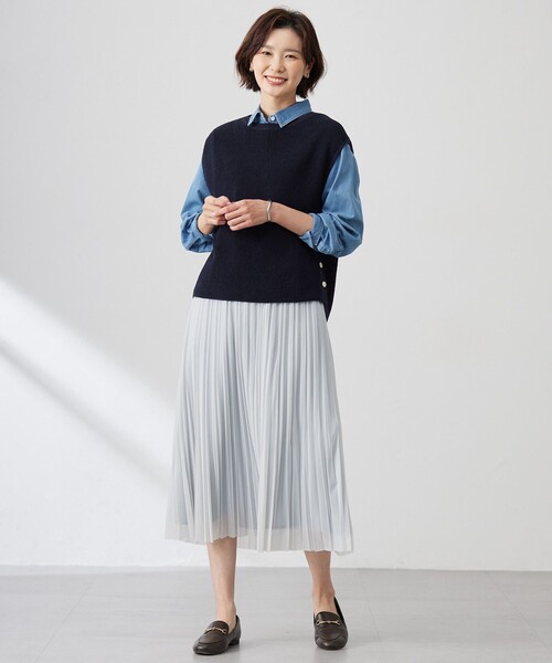 J.PRESS ベスト ジレ 「洗える」Linen Cotton Vest ニット