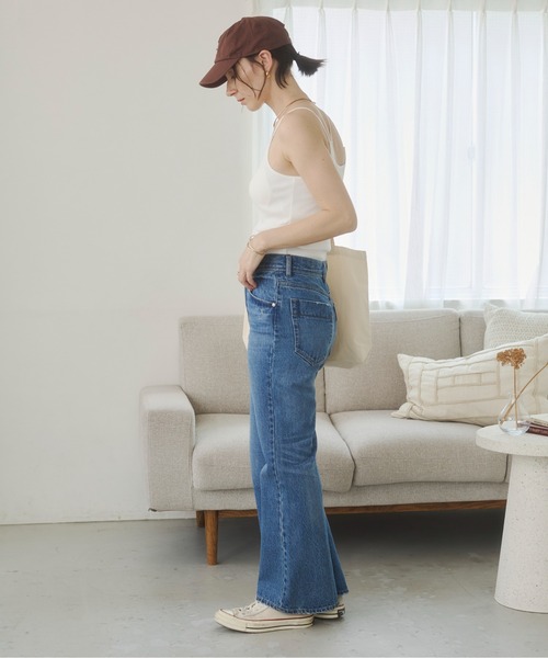 ANGIE カップ付き キャミソール 「3サイズ展開」カップ付き ストラップ