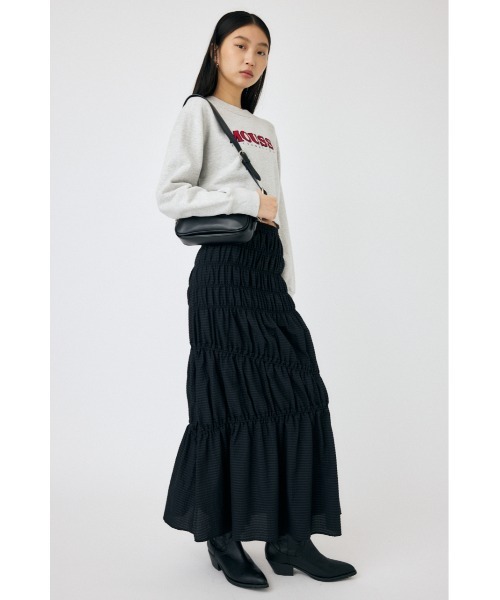 MOUSSY（マウジー） ロング スカート PLAID GATHER スカート