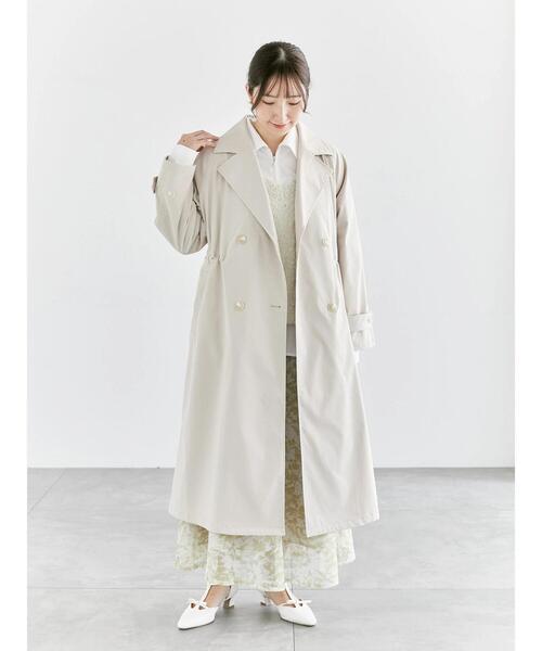 Te chichi TERRASSE コート アウター 「撥水/防花粉」ドロストトレンチ