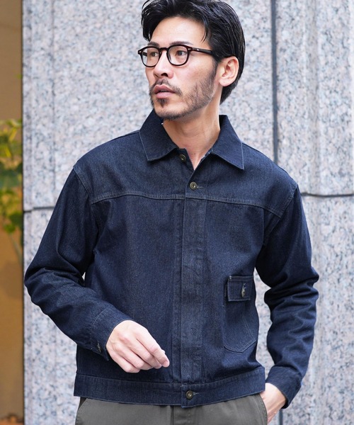 JIGGYS SHOP（ジギーズショップ） デニムジャケット gジャン 襟付き