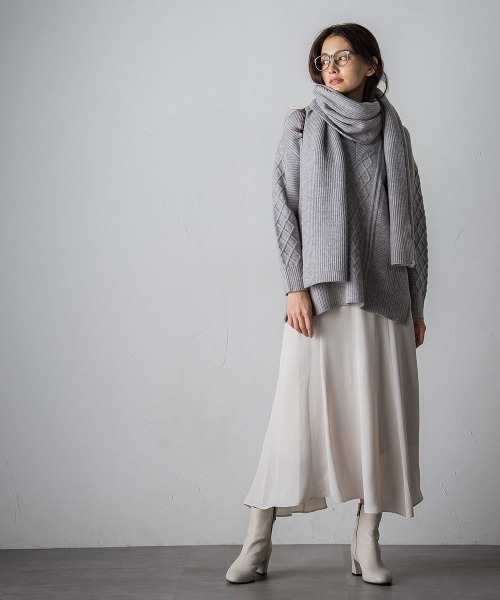 「MAYSON GREY」 Vネックニット M ブラック系その他 レディース_画像2