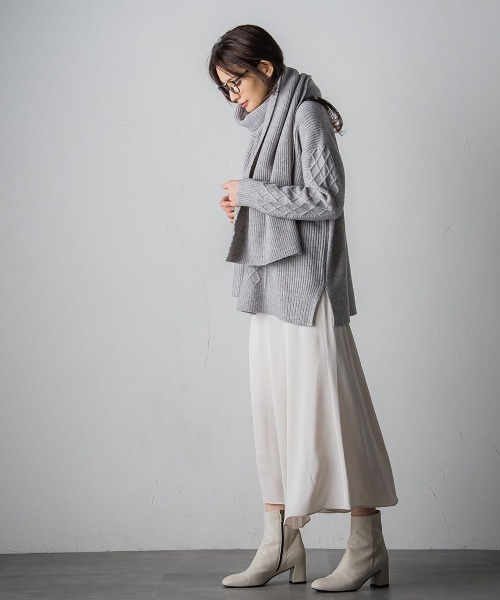 「MAYSON GREY」 Vネックニット M ブラック系その他 レディース_画像3