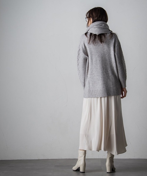 「MAYSON GREY」 Vネックニット M ブラック系その他 レディース_画像4