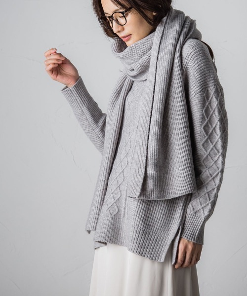 「MAYSON GREY」 Vネックニット M ブラック系その他 レディース_画像6