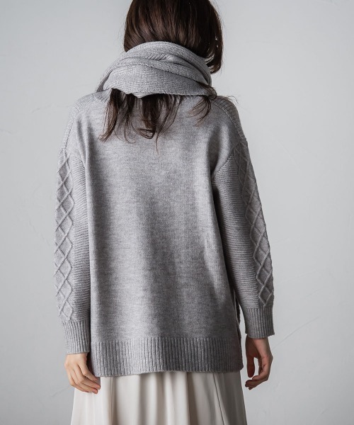 「MAYSON GREY」 Vネックニット M ブラック系その他 レディース_画像7