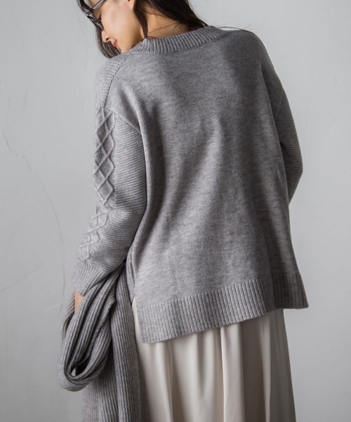 「MAYSON GREY」 Vネックニット M ブラック系その他 レディース_画像9