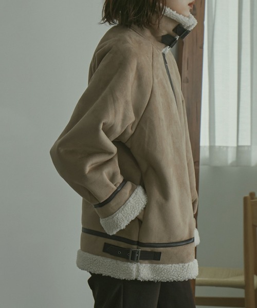 「etoll.」 ブルゾン M キャメル レディース_画像3