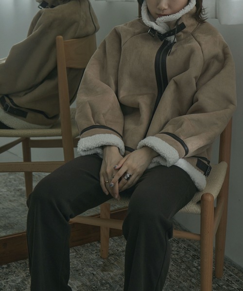 「etoll.」 ブルゾン M キャメル レディース_画像4