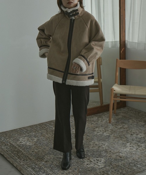 「etoll.」 ブルゾン M キャメル レディース_画像5