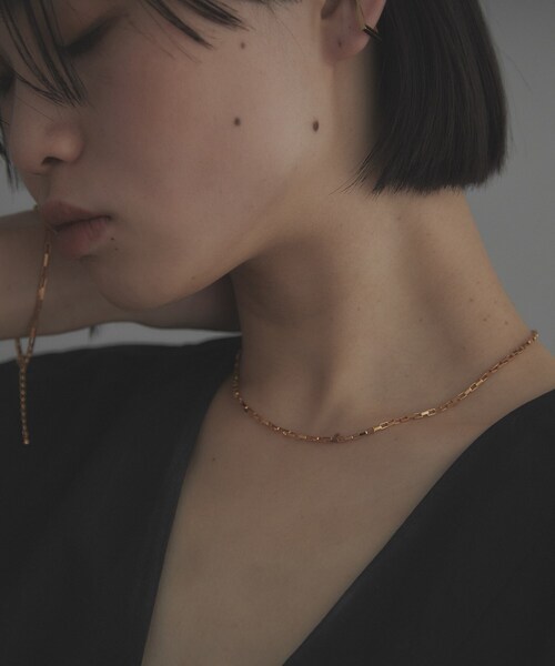 COCOSHNIK（ココシュニック） ネックレス シルバー デザインチェーン