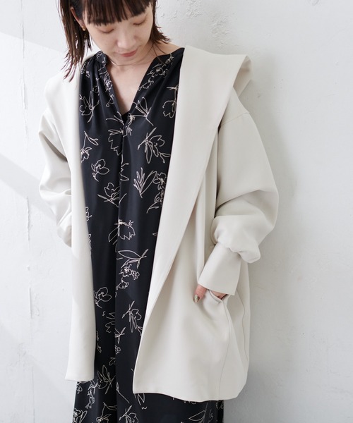 「COLLAGE GALLARDAGALANTE」 コート FREE アイボリー レディース_画像2