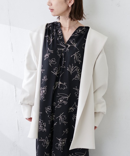 「COLLAGE GALLARDAGALANTE」 コート FREE アイボリー レディース_画像4