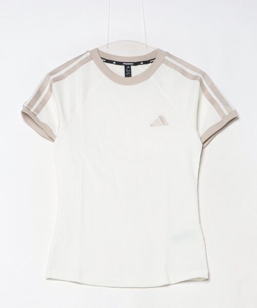 adidas ワッフル Tシャツ Lサイズ ホワイト adidas tシャツ アディダス W LUX CA ワッフルTシャツ AP