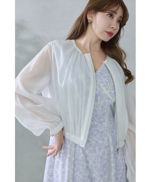 Her lip to ブルゾン アウター Crystal Veil Blouson レディース