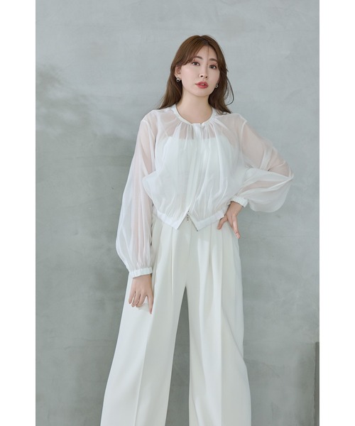 Her lip to ブルゾン アウター Crystal Veil Blouson レディース