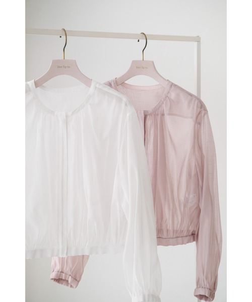 Her lip to ブルゾン アウター Crystal Veil Blouson レディース 